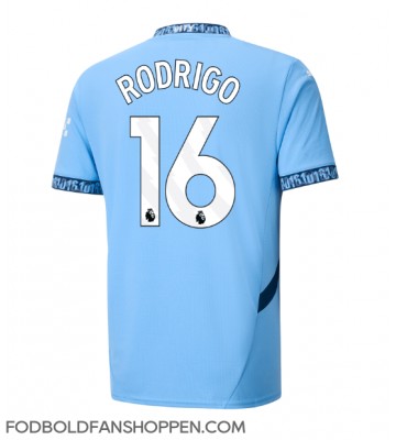 Manchester City Rodri Hernandez #16 Hjemmebanetrøje 2024-25 Kortærmet
